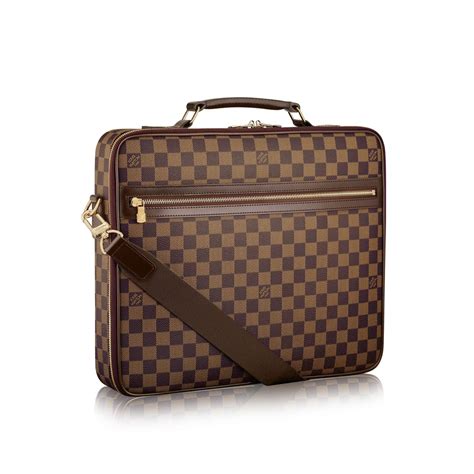 louis vuitton laptop bag brown|louis vuitton laptop bag used.